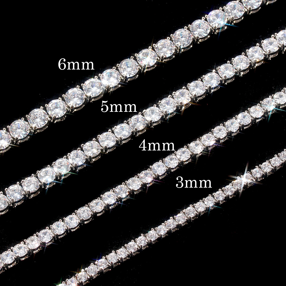 Tennis Bracelet Cubic - NY Fashion 3/4/5/6mm Tennis Chain Iced