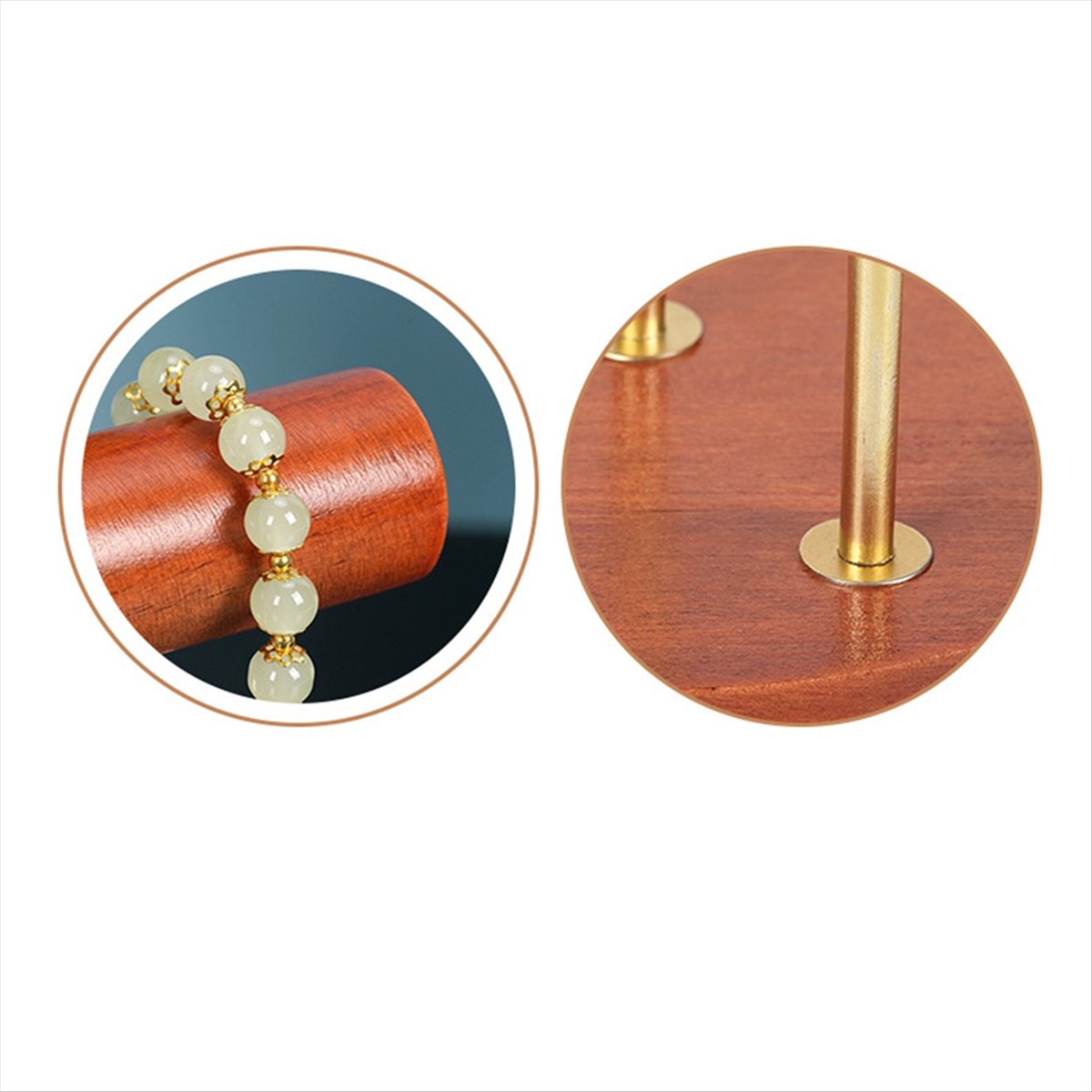 Jewelry & Watches Bench - ABQR Solid Wood Large Jewelry Rack
