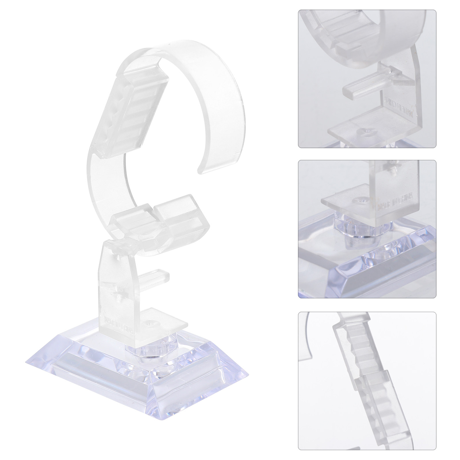Jewelry And Watches Inc - 10Pcs Adjustable Plastic Watch Display Stand