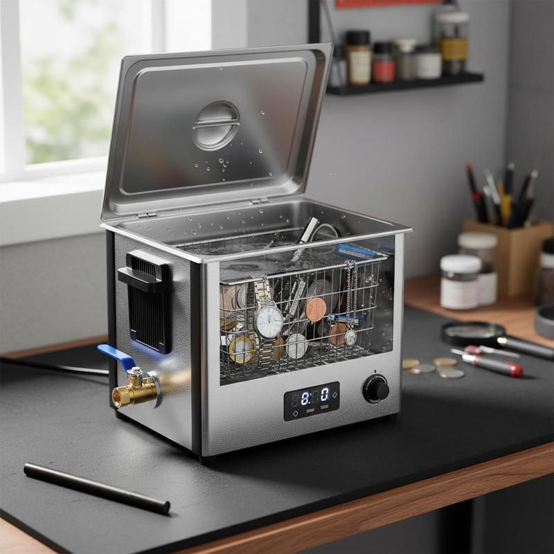 Jewelry Stores With Watches - 10L Ultrasonic Cavitation Device 12.9x10.6x10.6 Inches