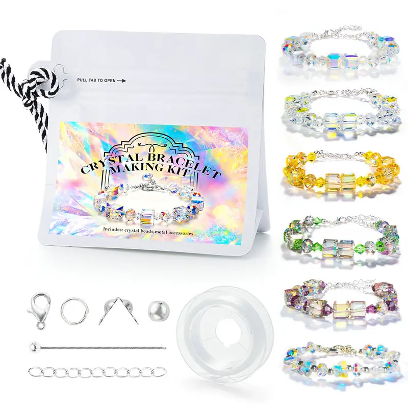 Fine Jewelry & Watches Photos - Bracelet Making Kit AB Color Glass