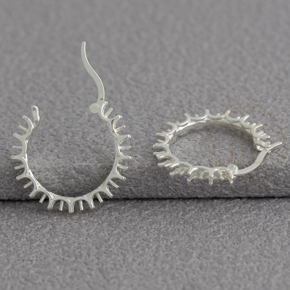 DIY Supply-2 Pieces Solid Bras - Sterling Silver Ring ulasan dan harga