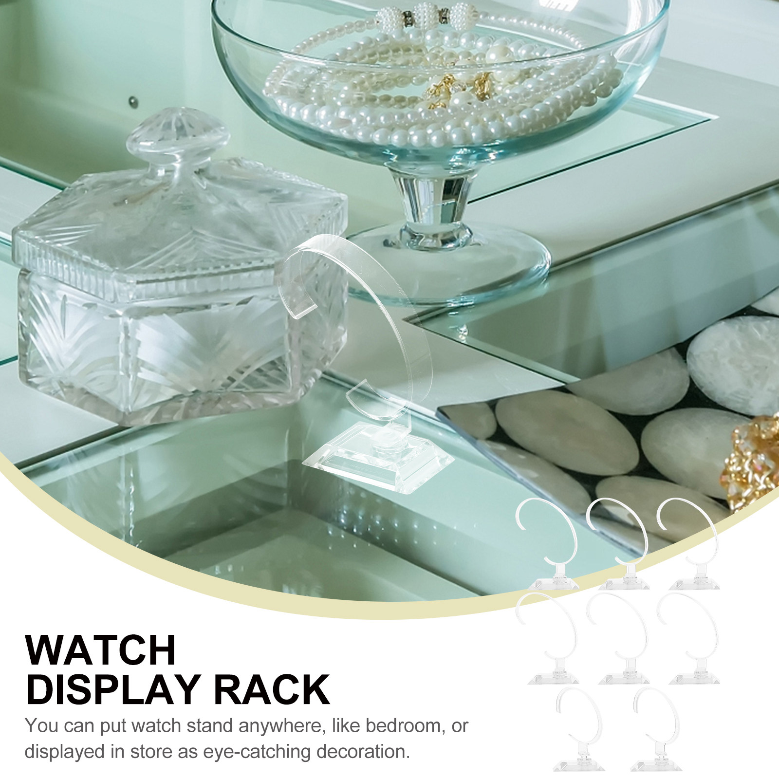 8Pcs Plastic Watch Holder C Sh - Jewelry And Watches Inc ulasan dan harga