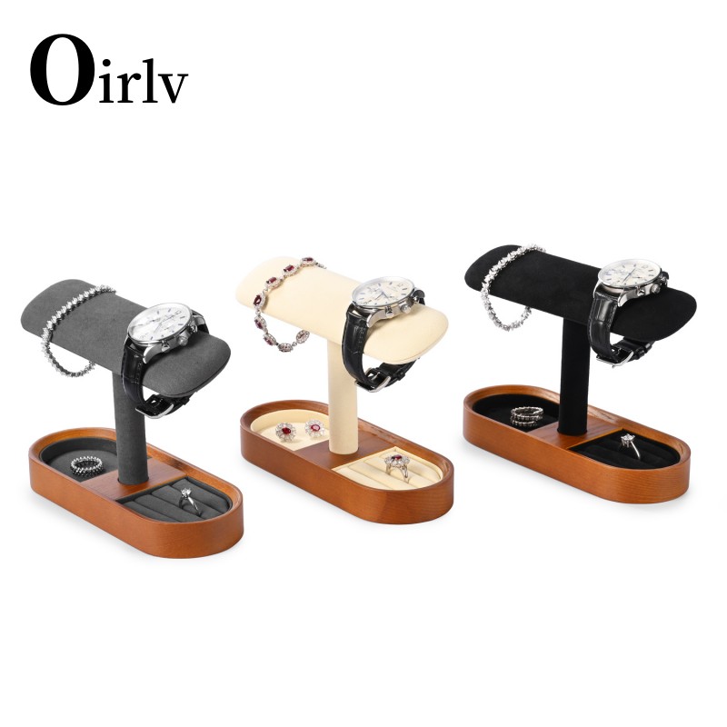 Oirlv New Wooden Watch Display - Jewelry Stores With Watches ulasan dan harga