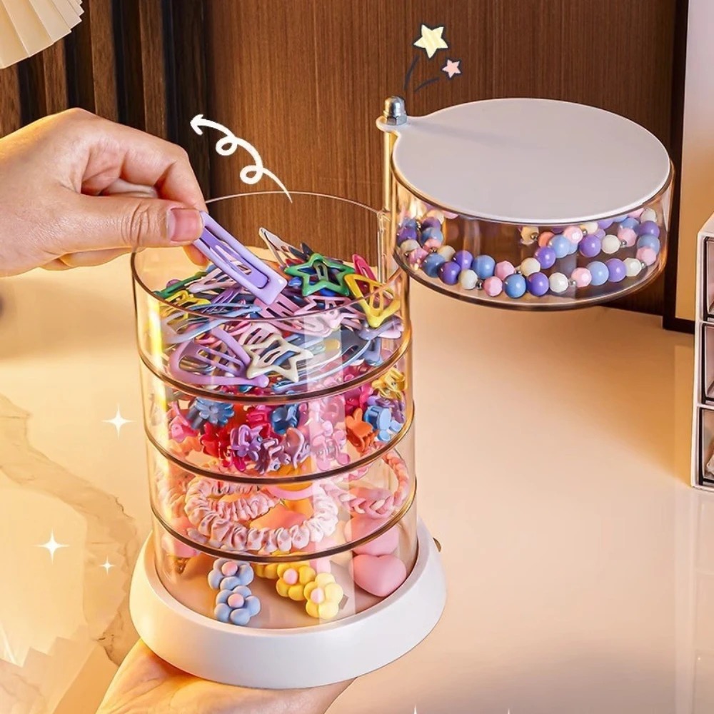 360 Rotating Clear Hair Access - Jewelry & Watches Bench ulasan dan harga