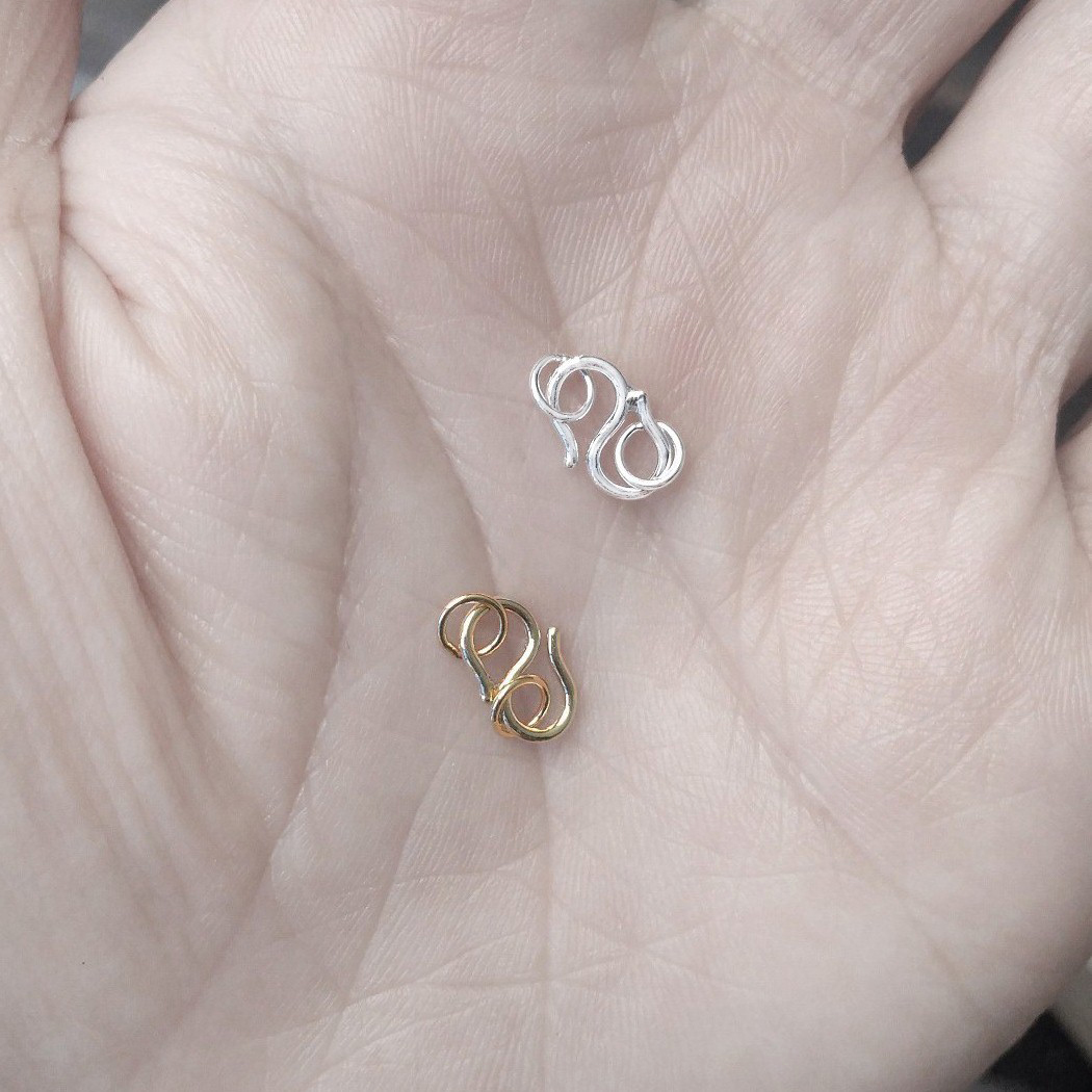 10pcs Clasps In Silver Real 92 - Sterling Silver Ring ulasan dan harga