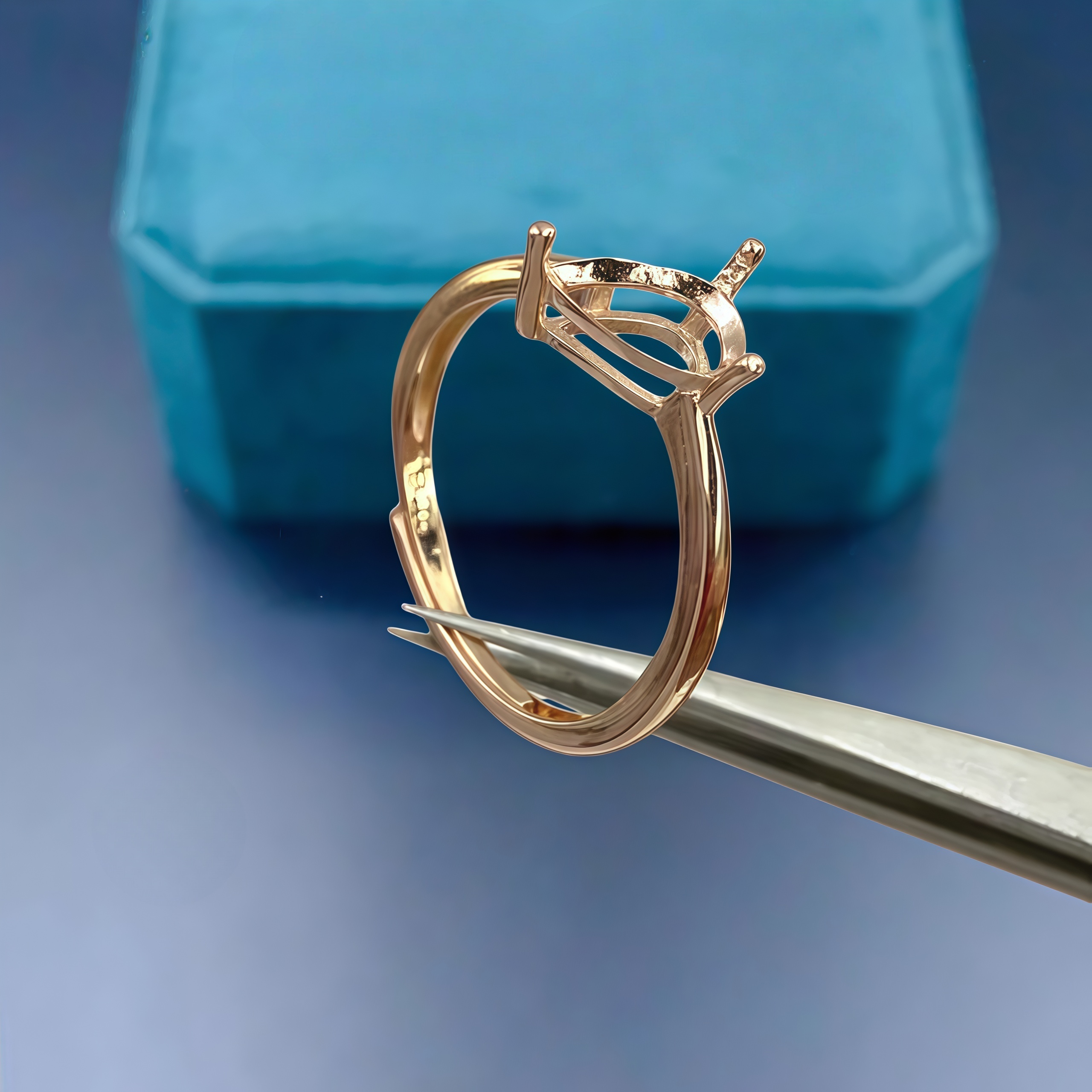 Fashion DIY Ring Empty Holder  - Sterling Silver Ring ulasan dan harga