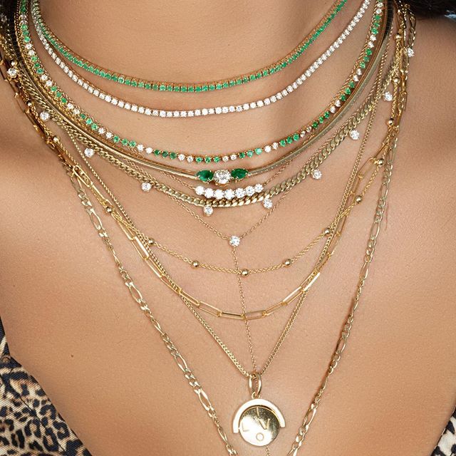 clear cz tennis chain choker n - Tennis Bracelet Cubic ulasan dan harga