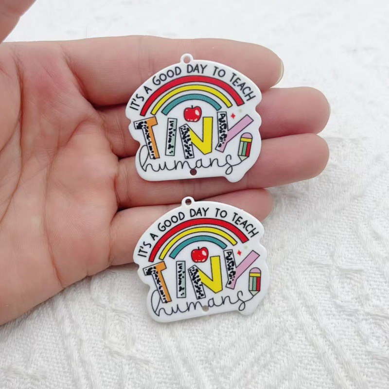 10pcs Teacher's Day Acrylic Do - Jewelry & Watches Bench ulasan dan harga