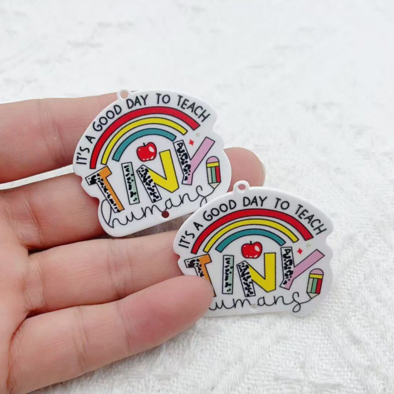 10pcs Teacher's Day Acrylic Do - Jewelry & Watches Bench ulasan dan harga
