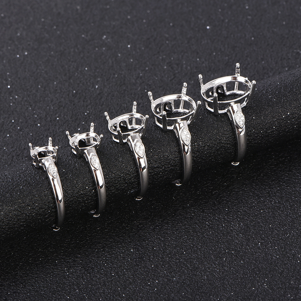 5x7-12x16mm Ring Blank 925 Ste - Sterling Silver Ring ulasan dan harga