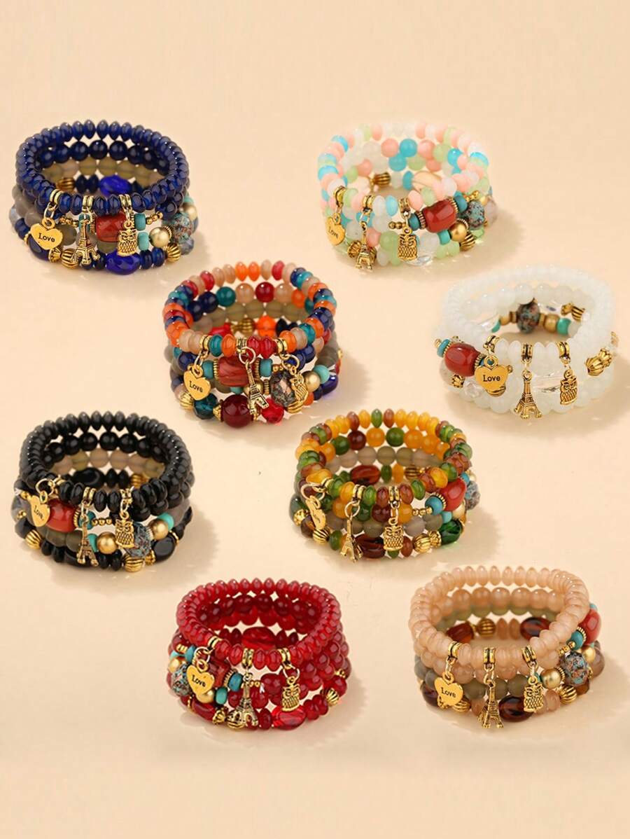 1 Set Of 4pcs Boho Style Decor - Jewelry & Watches Bench ulasan dan harga