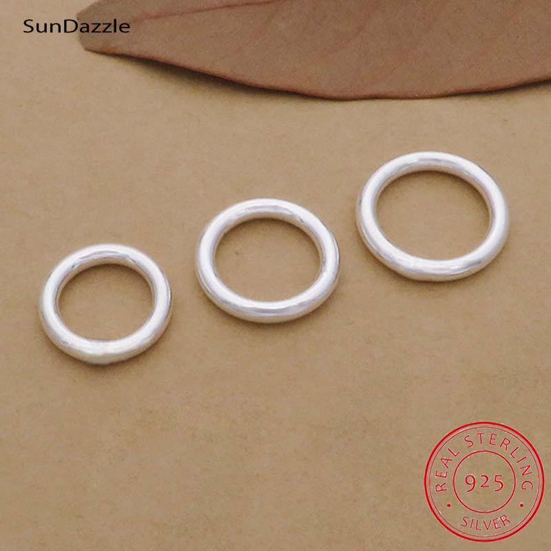 10pcs Genuine Real Pure Solid  - Sterling Silver Ring ulasan dan harga