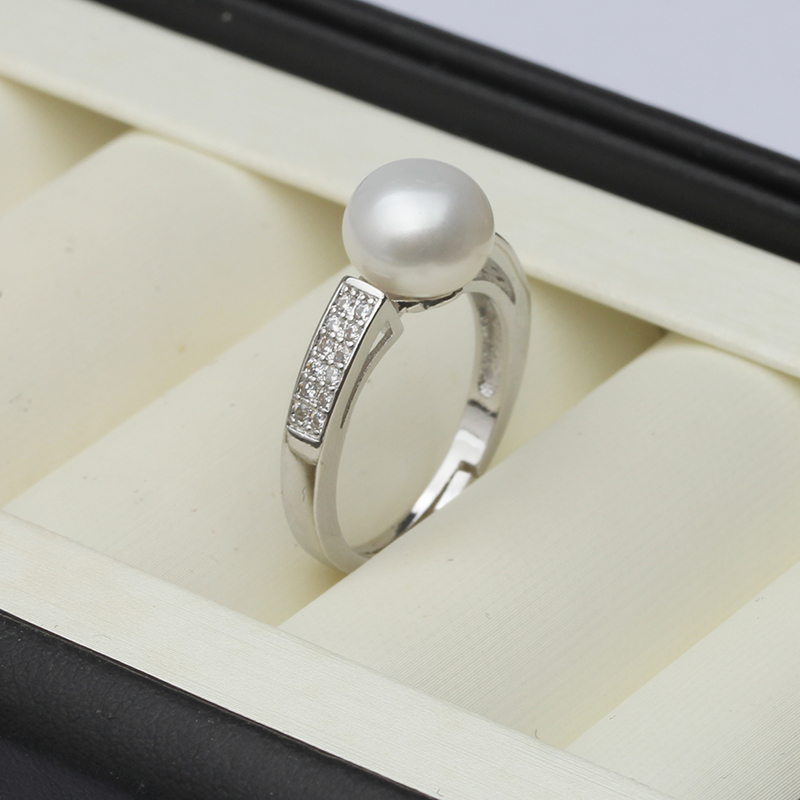Real Natural Freshwater Pearl  - Sterling Silver Ring ulasan dan harga