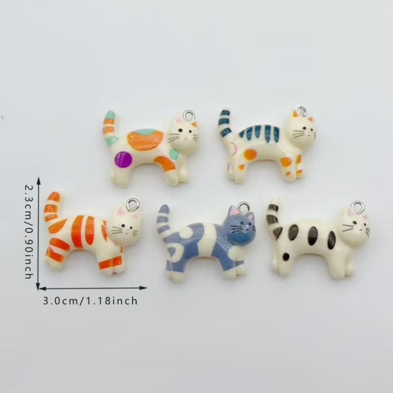 10pcs resin cartoon cat animal - Jewelry & Watches Bench ulasan dan harga