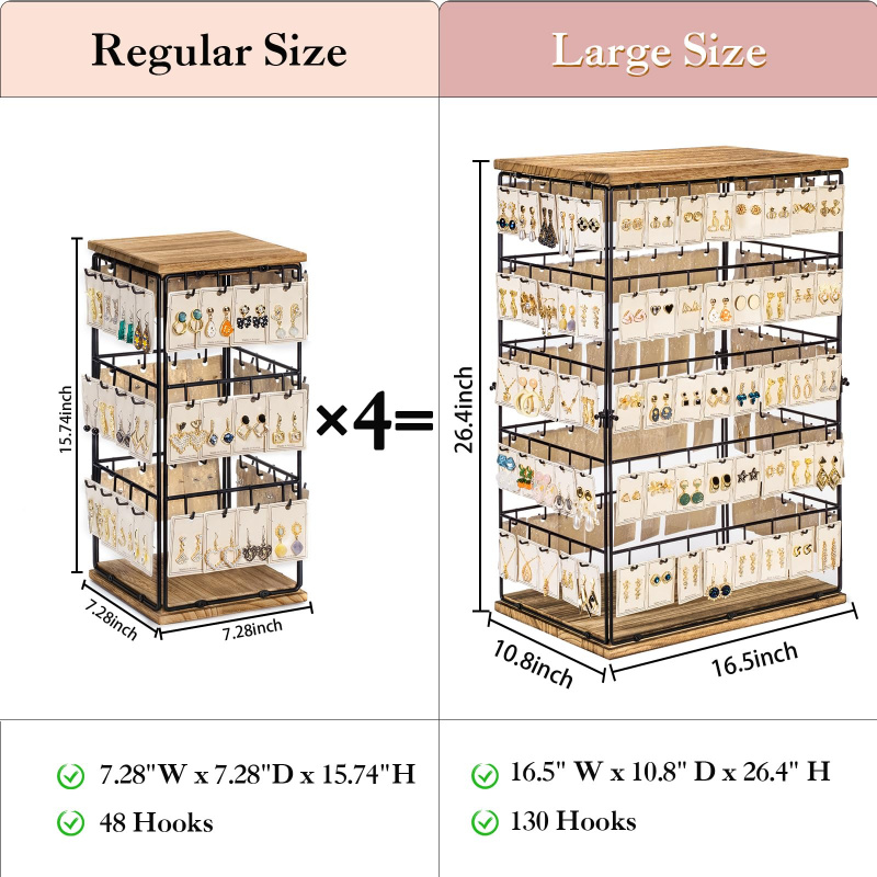 custom.Shelf Rack Wood Metal J - Jewelry Stores With Watches ulasan dan harga