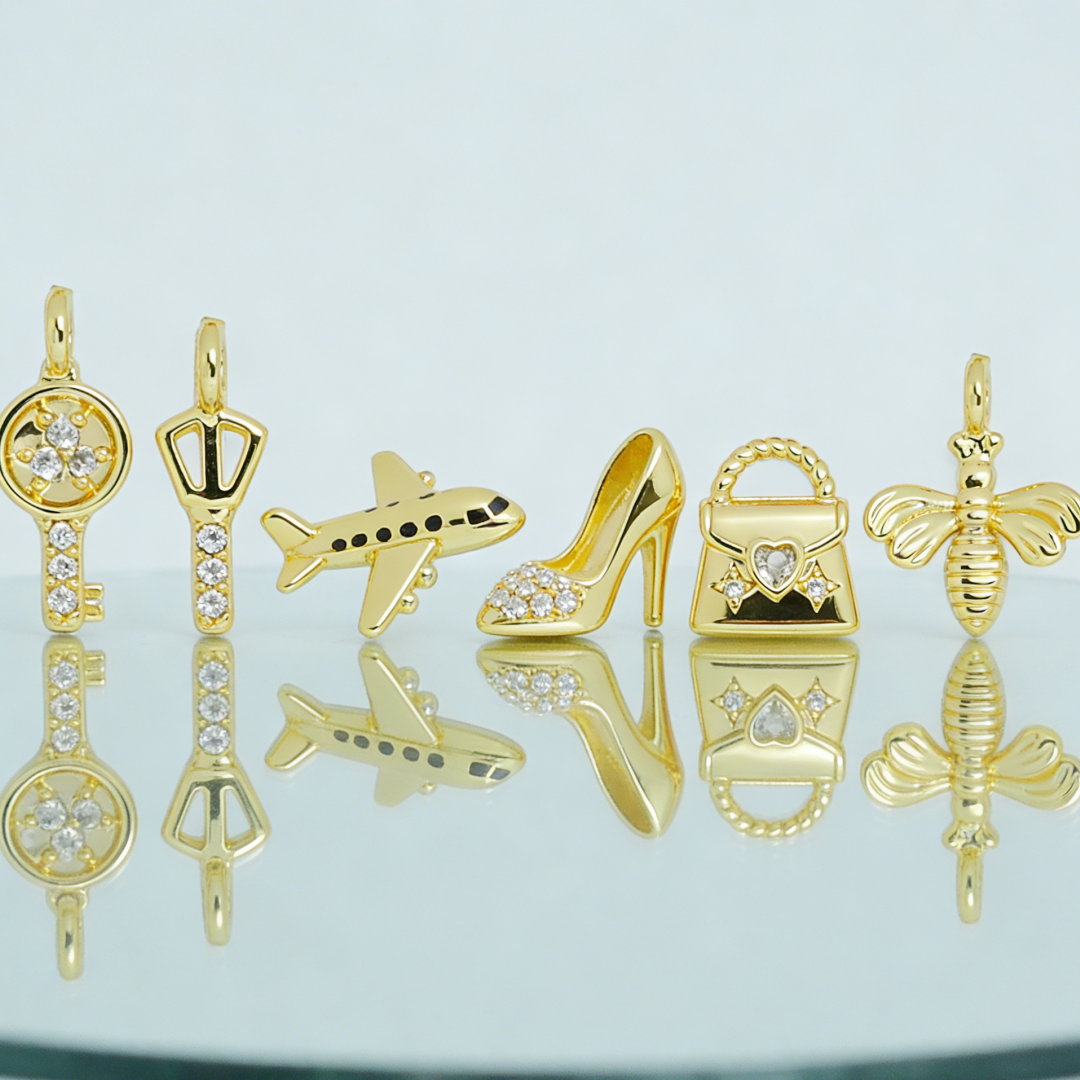 5Pcs Pendants Brass Cubic Zirc - Tennis Bracelet Cubic ulasan dan harga