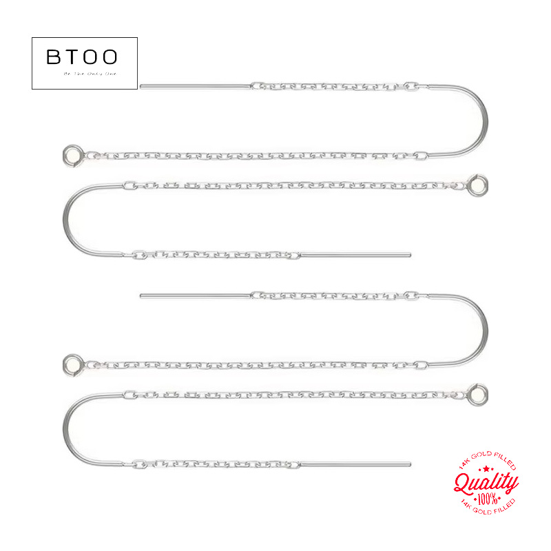 925 Silver Earrings U-Threader - Sterling Silver Ring ulasan dan harga