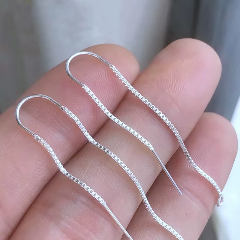 925 Silver Earrings U-Threader - Sterling Silver Ring ulasan dan harga