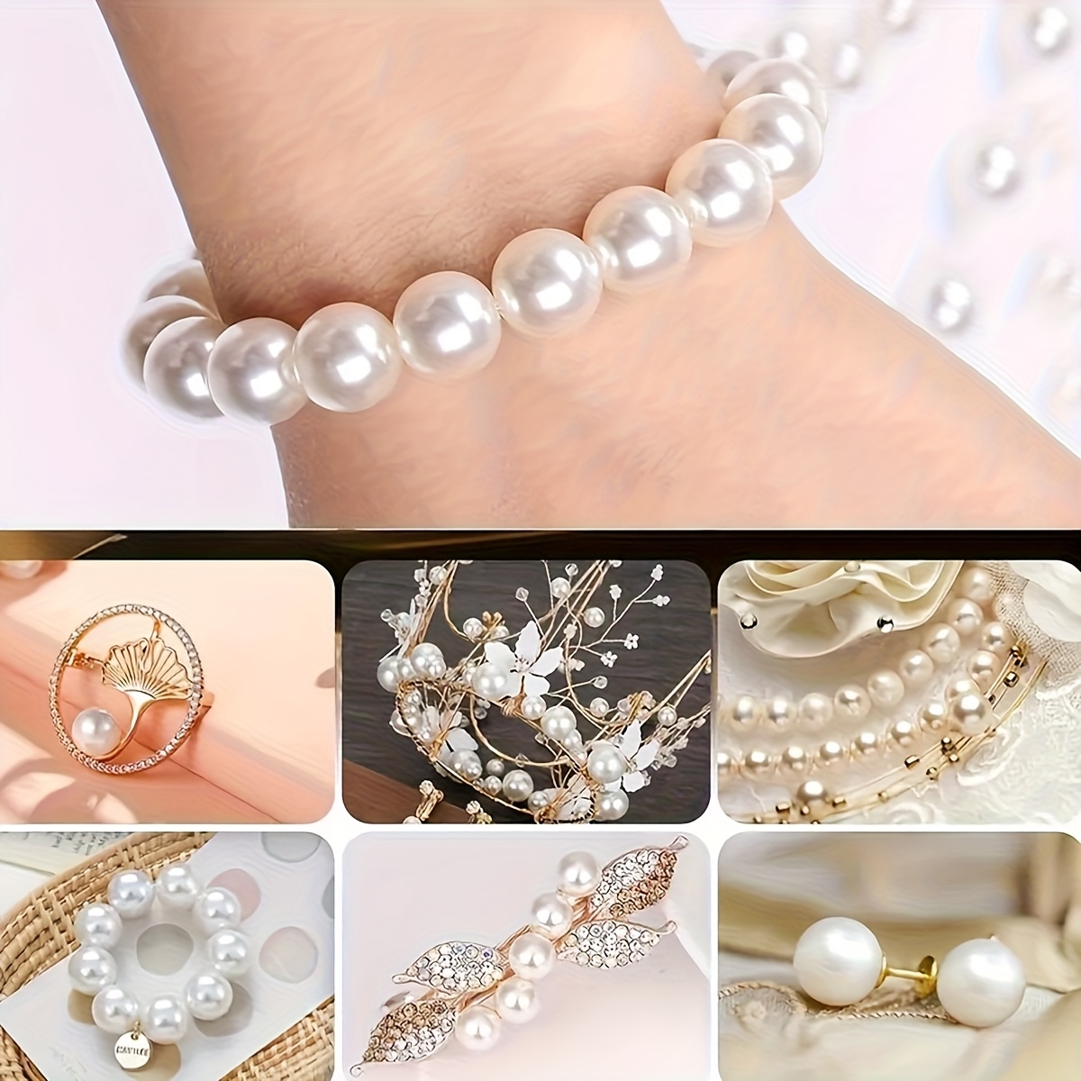 1388pcs 4/6/8/10mm  Black, whi - Fine Jewelry & Watches Photos ulasan dan harga