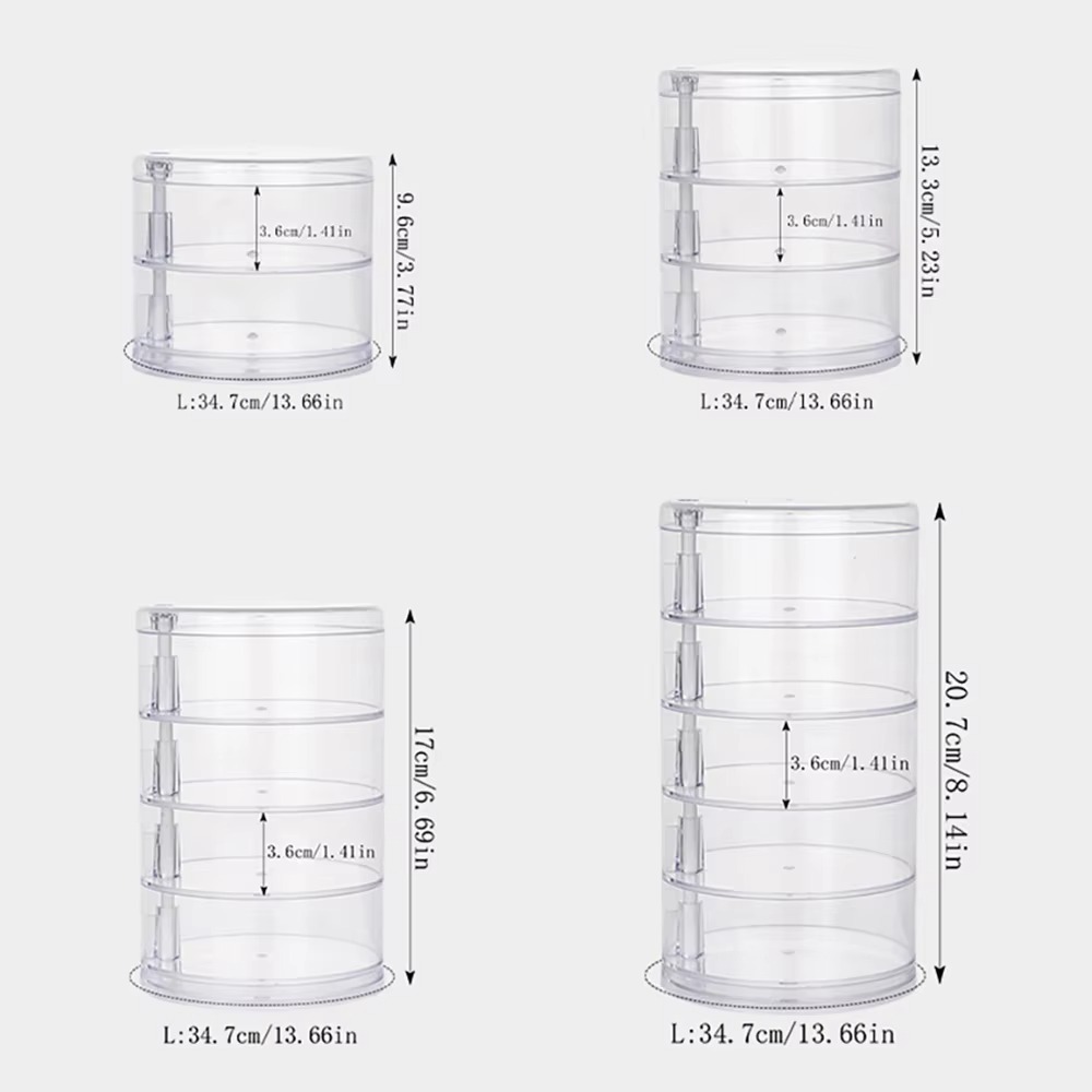 360 Rotating Jewelry Organizer - Jewelry & Watches Bench ulasan dan harga