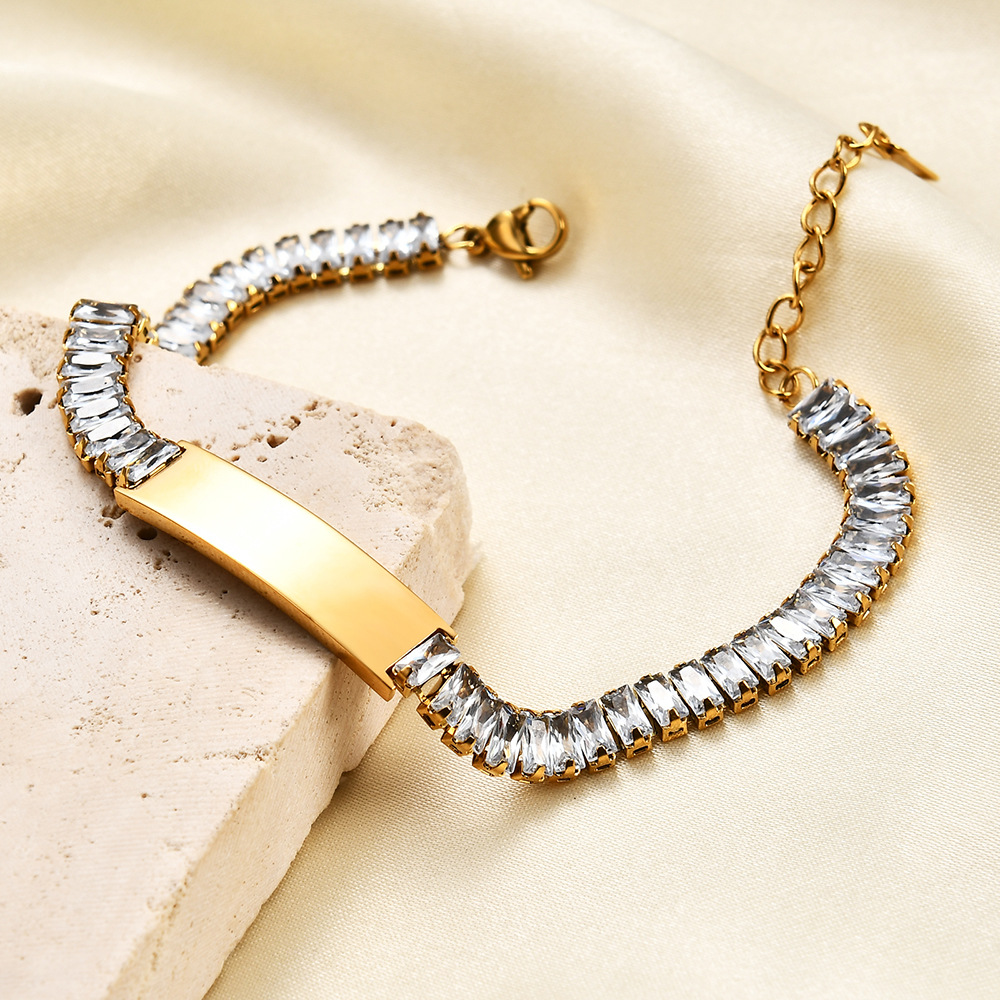 Customized Personalized Tennis - Tennis Bracelet Cubic ulasan dan harga