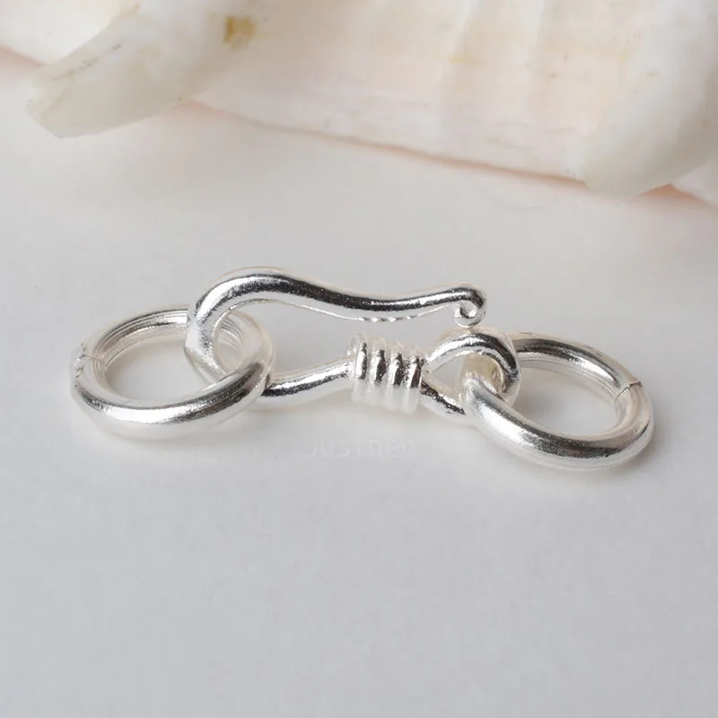 Sterling Silver S Hook & Eye F - Sterling Silver Ring ulasan dan harga